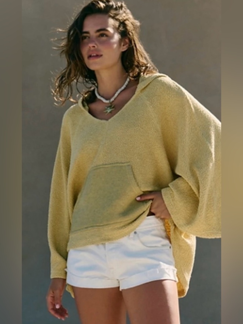 Free People free-est Collection ~ Simone Hoodie ~ XS ~ Color- Jojoba ~ NWT** - Picture 10 of 11